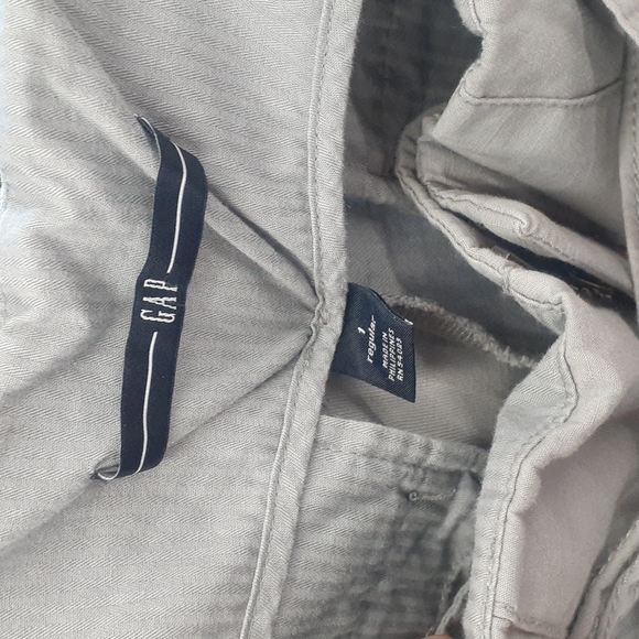 GAP Wearlight Gray Tie-Waist Wide-Leg Pants size 1 ? - Picture 2 of 5